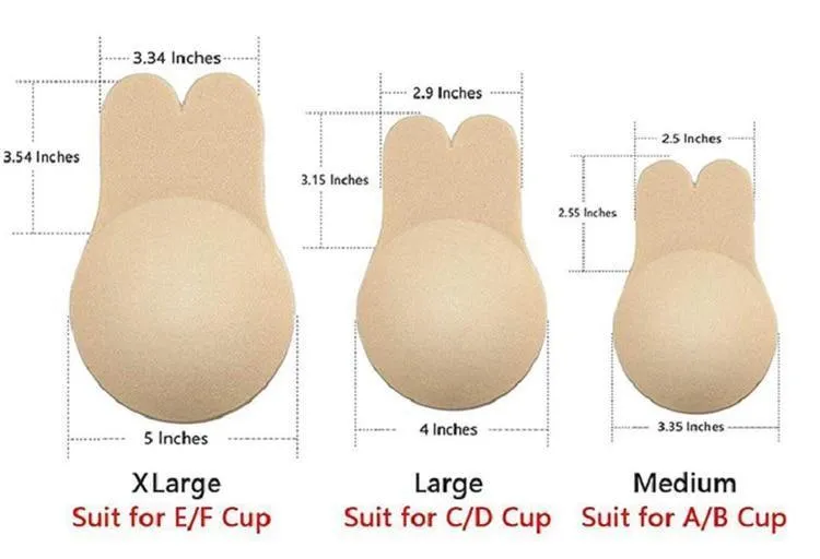 1 Pair Silicone Self-Adhesive Strapless Push Up Breast Accessories Cover Bra Reusable Nipple Cover Concealer