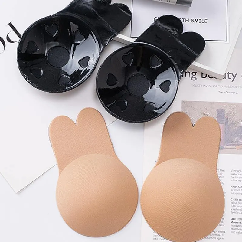 1 Pair Silicone Self-Adhesive Strapless Push Up Breast Accessories Cover Bra Reusable Nipple Cover Concealer