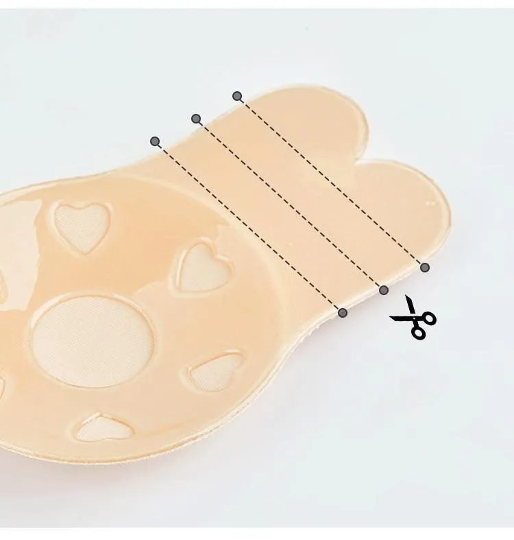 1 Pair Silicone Self-Adhesive Strapless Push Up Breast Accessories Cover Bra Reusable Nipple Cover Concealer