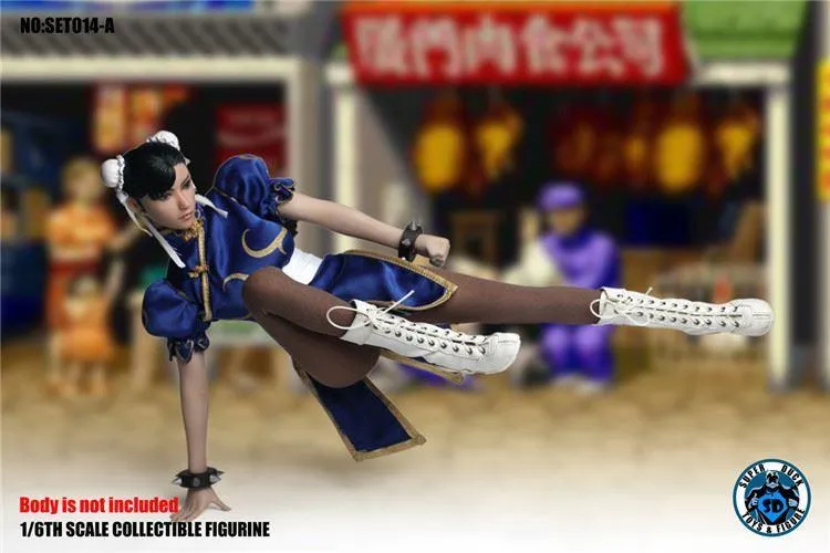 1:6 Chun-Li Blue Seamless Figure