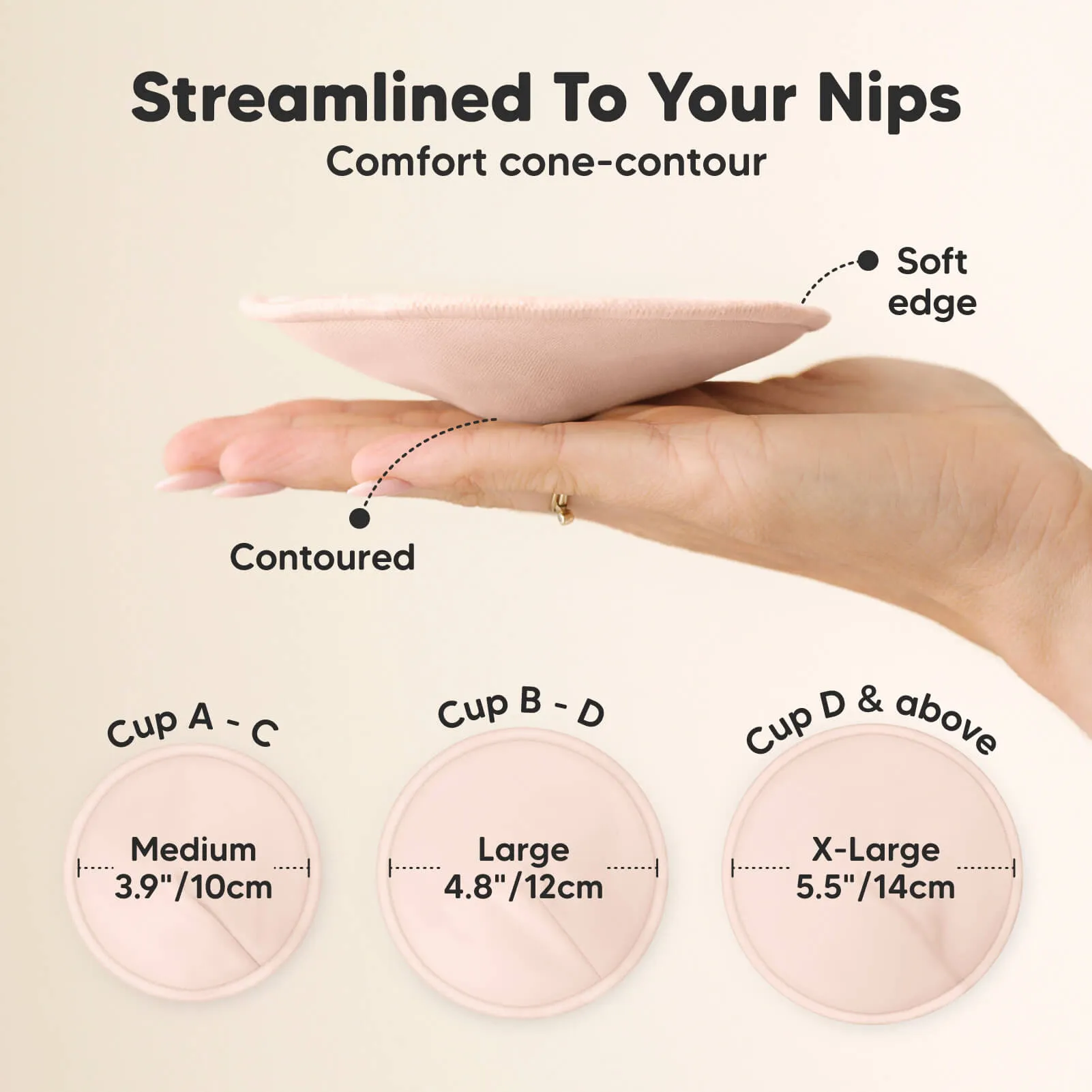 8-Pack Comfy Nursing Pads (Neutrals)