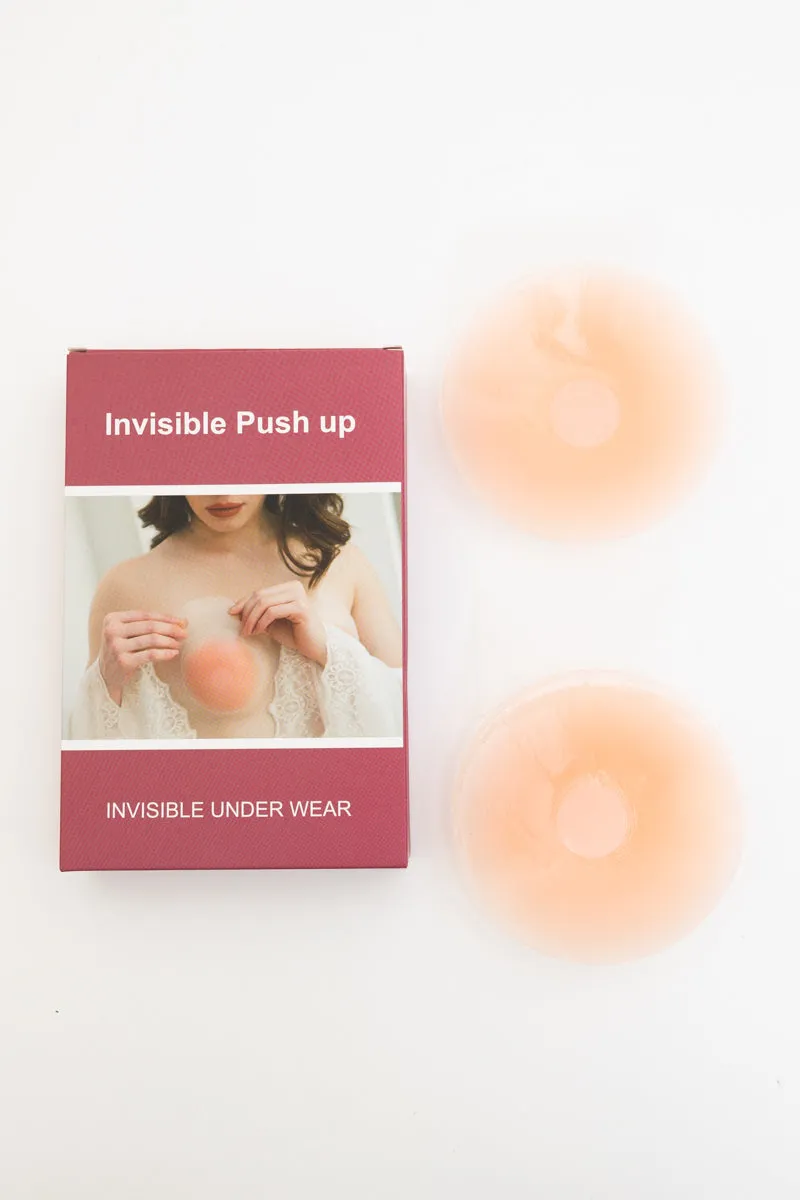 Adhesive Breast Lift Pads – Reusable Silicone Nipple Covers