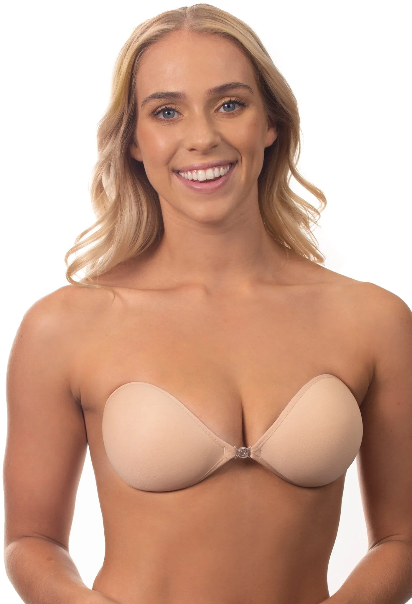 Adhesive Padded Sticky Bra 2 Pack   Clear Straps