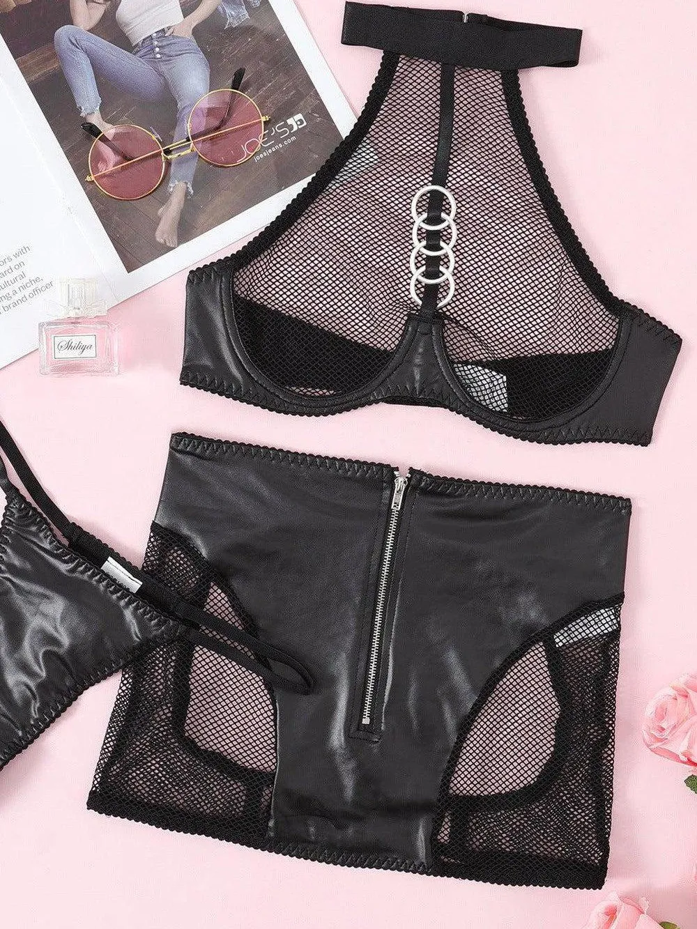 Agnes Lingerie Set - Black