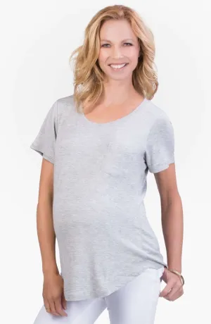 Belly Bandit | Perfect Nursing Collection | Gray Perfect Nursing Tee