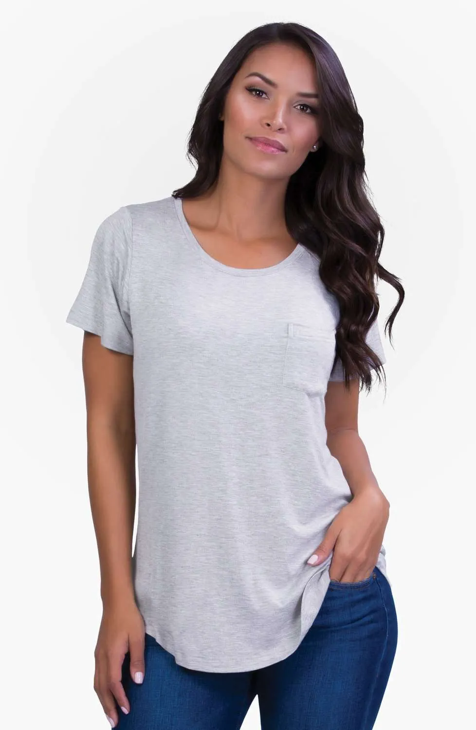 Belly Bandit | Perfect Nursing Collection | Gray Perfect Nursing Tee