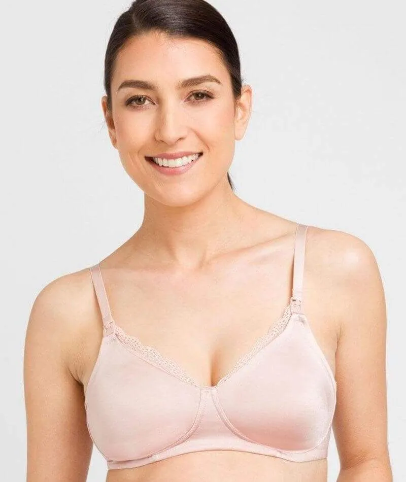 Berlei Comfort Lace Wire-free Maternity Bra - Nude Lace