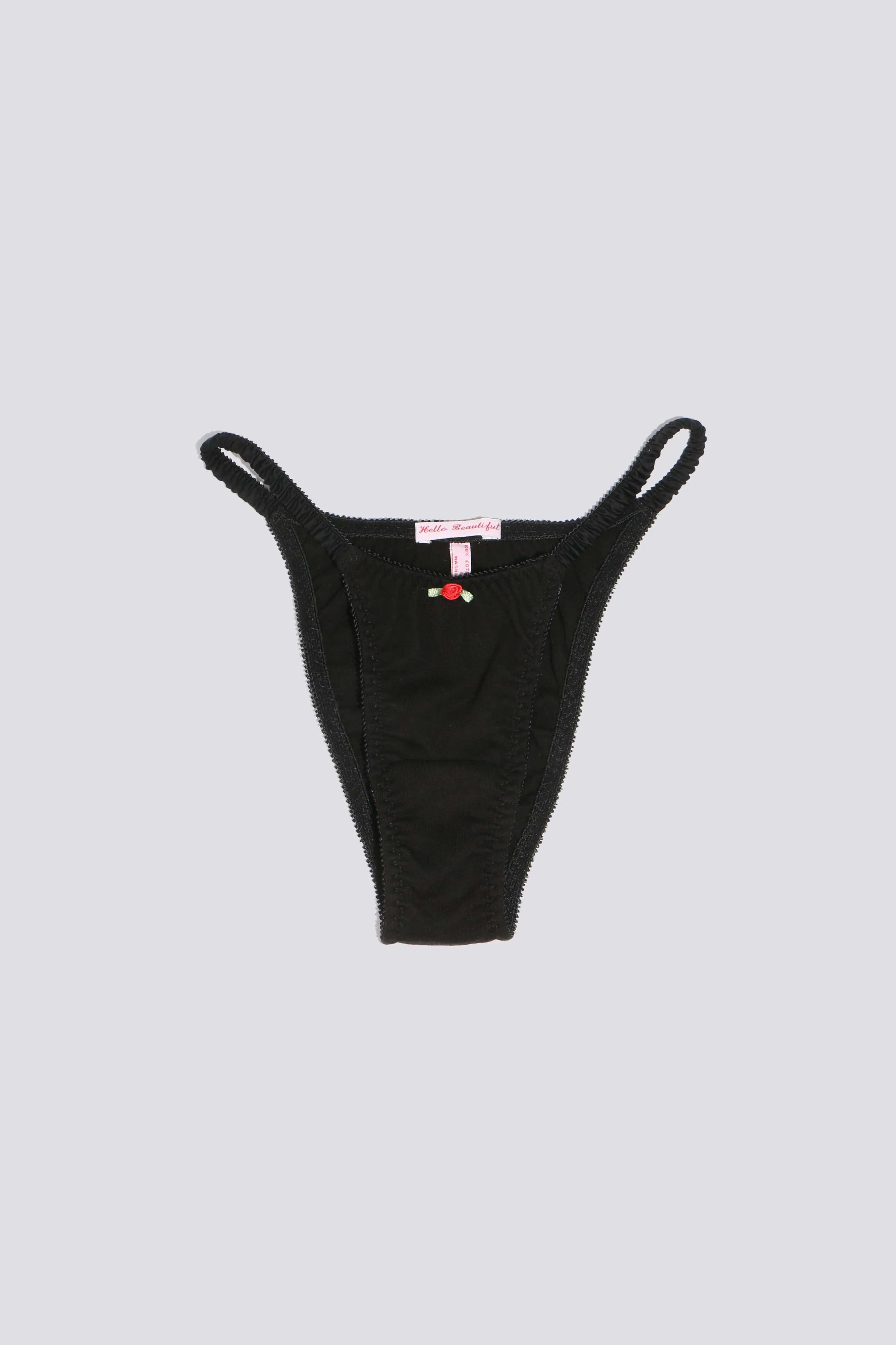 Black Romance String Panty