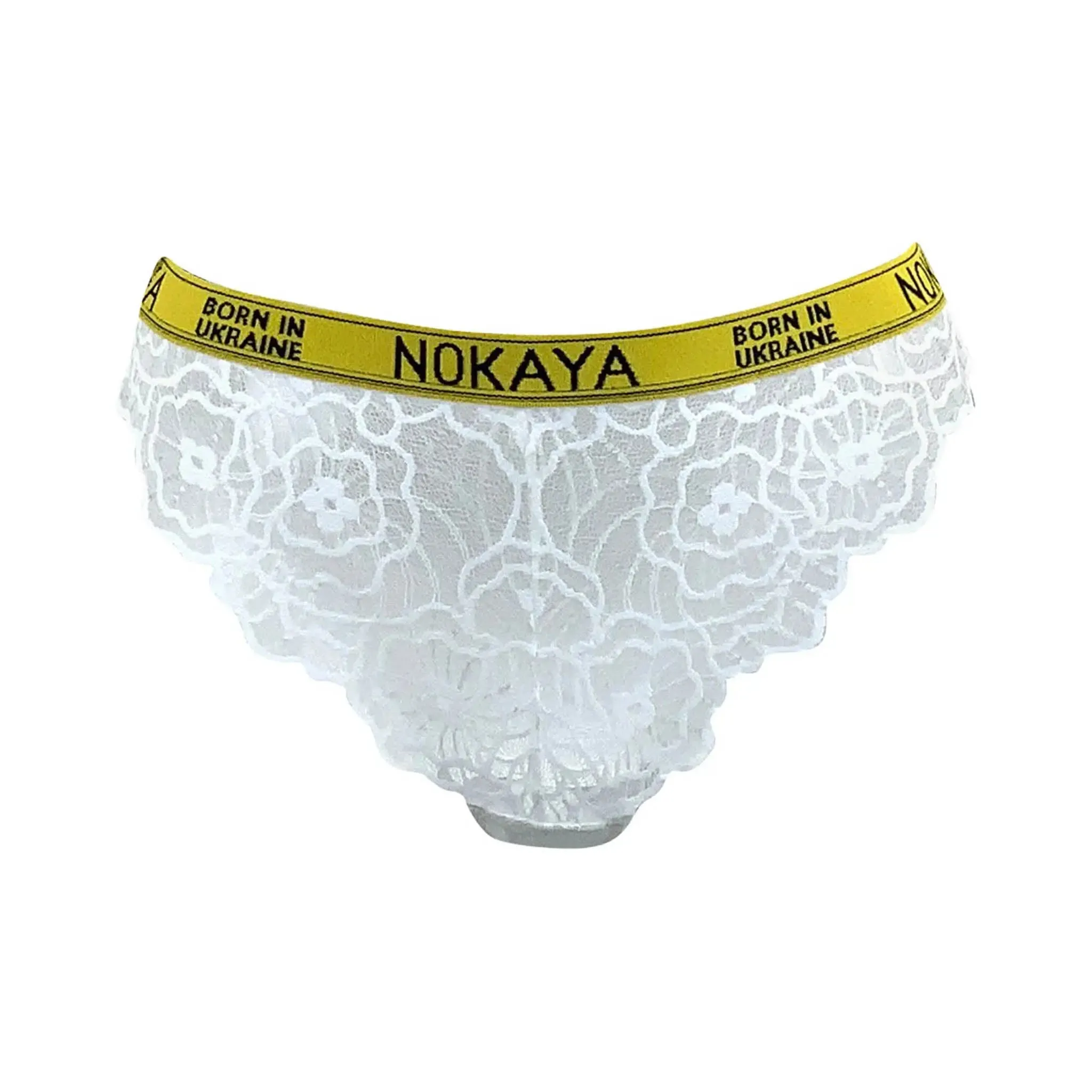 Born in Ukraine Lace Bikini White