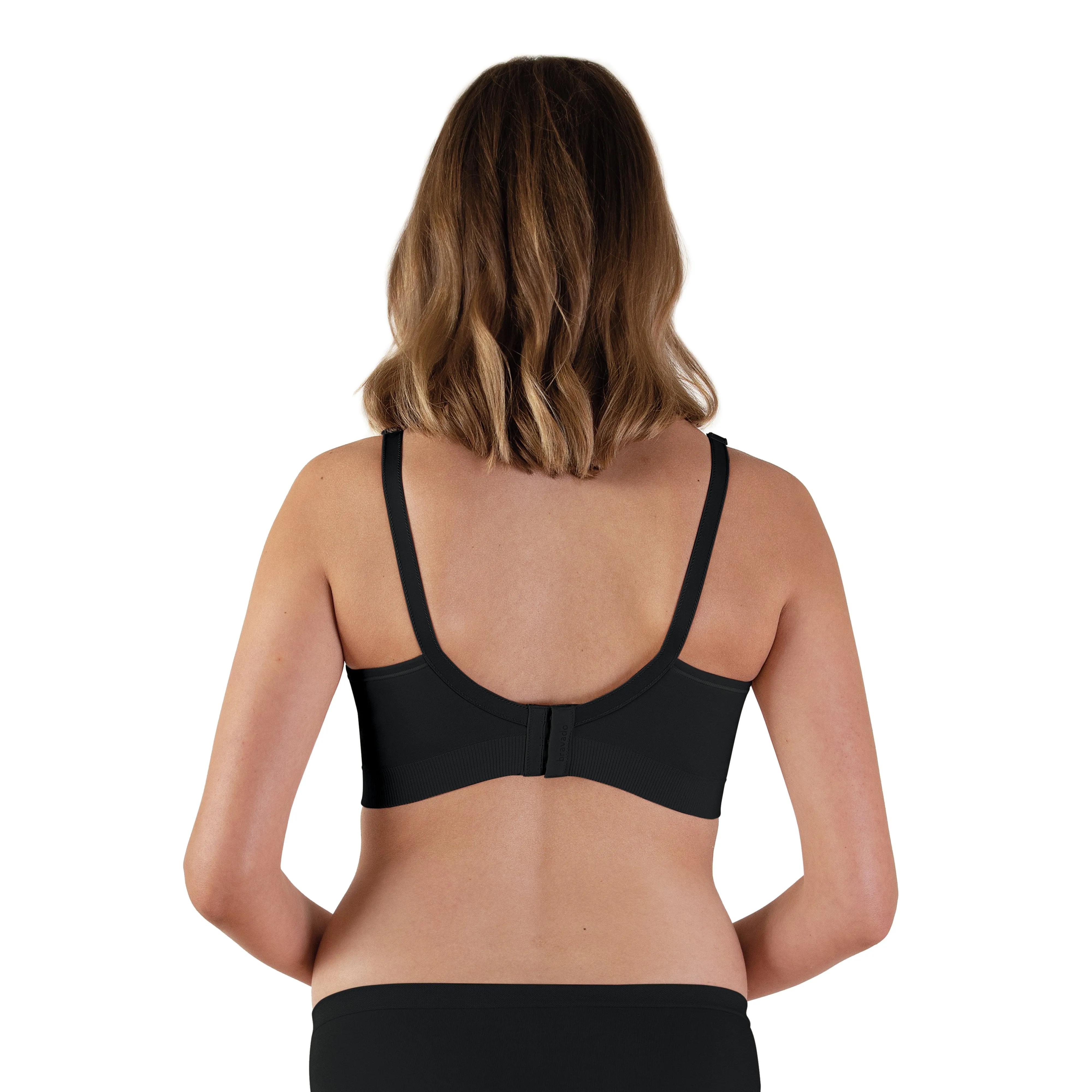 Bravado Designs Body Silk Seamless Sustainable Nursing Bra - Black