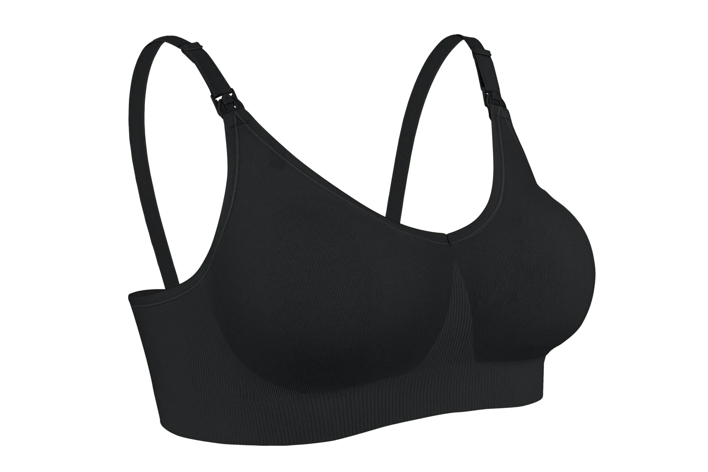 Bravado Designs Body Silk Seamless Sustainable Nursing Bra - Black