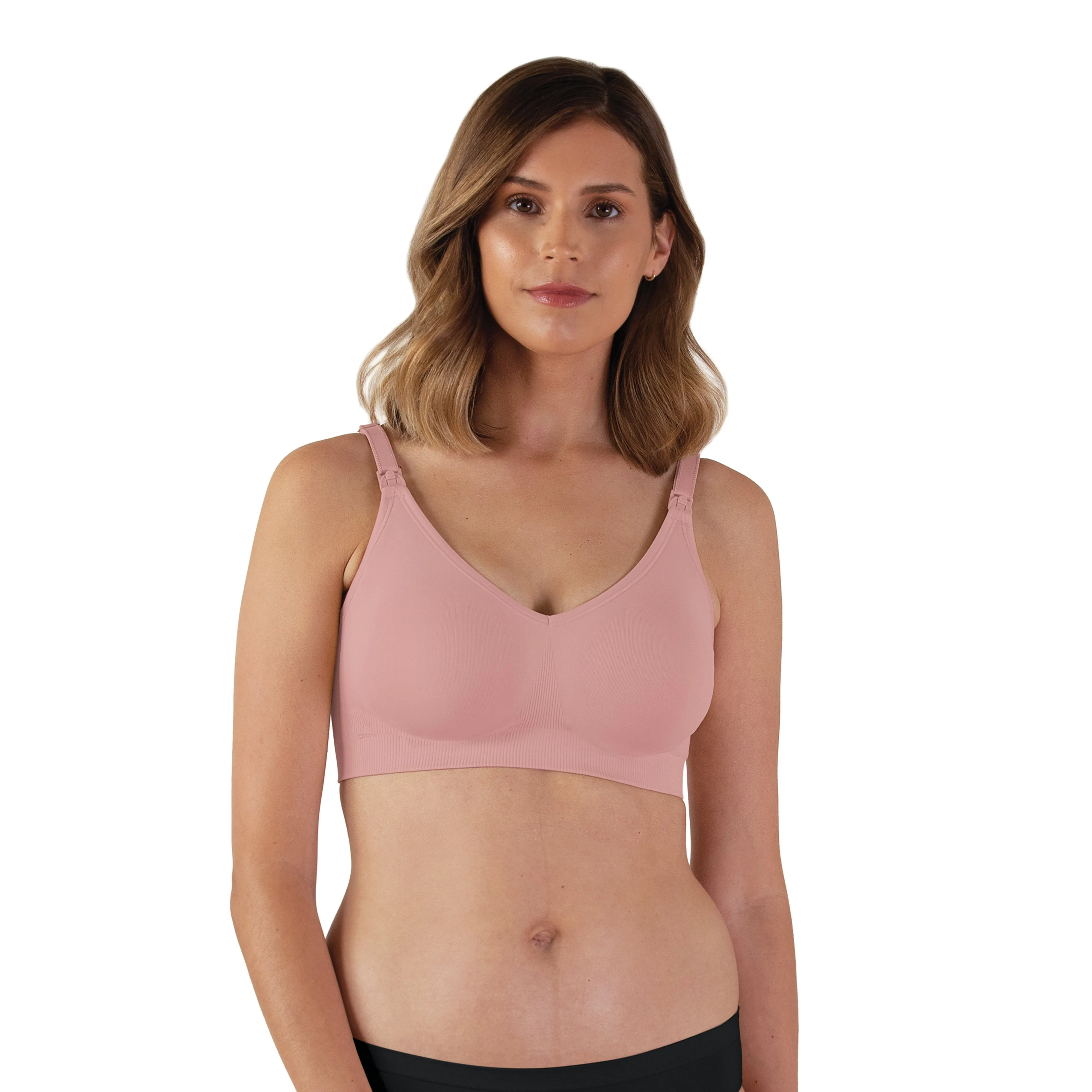 Bravado Designs Body Silk Seamless Sustainable Nursing Bra - Dusted Peony