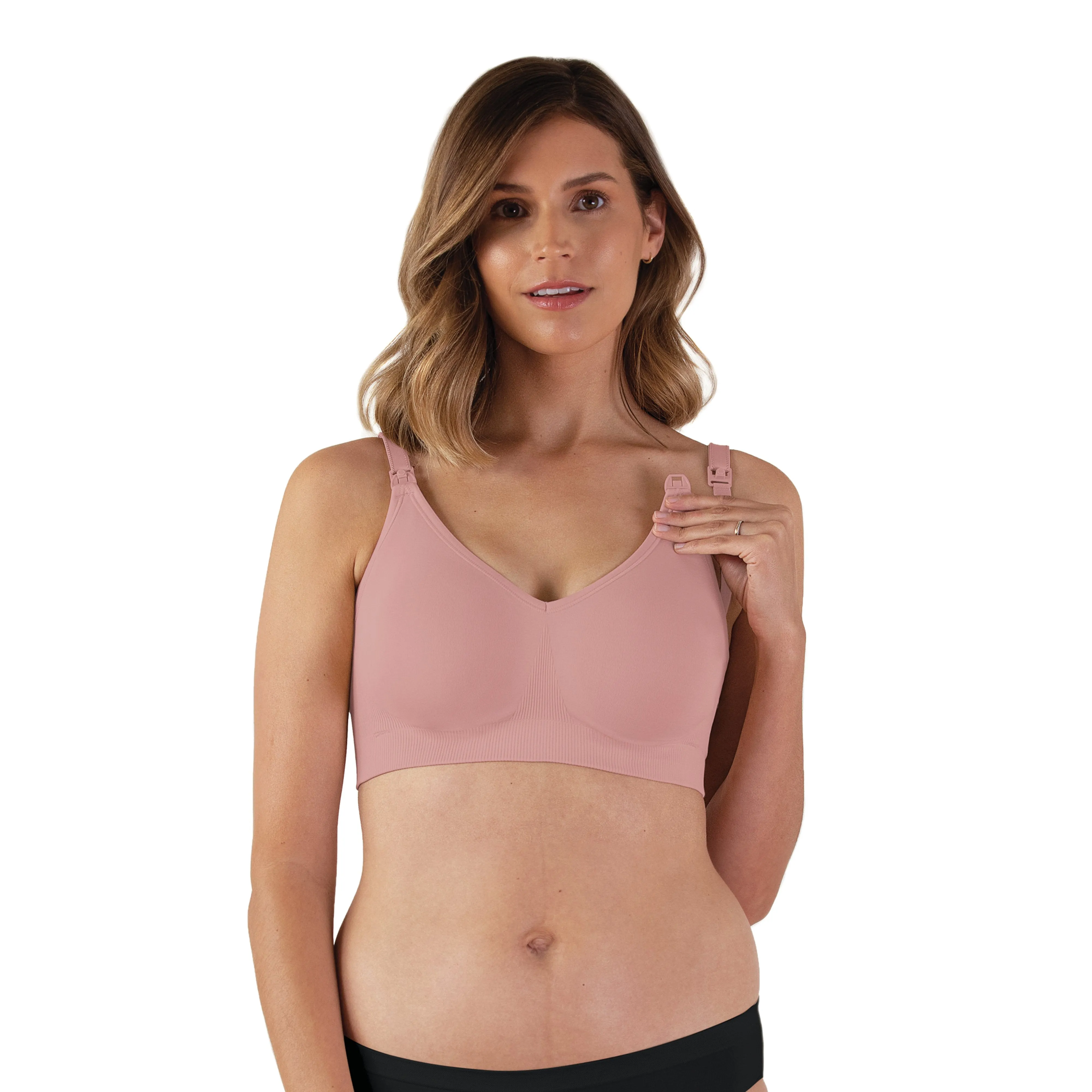 Bravado Designs Body Silk Seamless Sustainable Nursing Bra - Dusted Peony