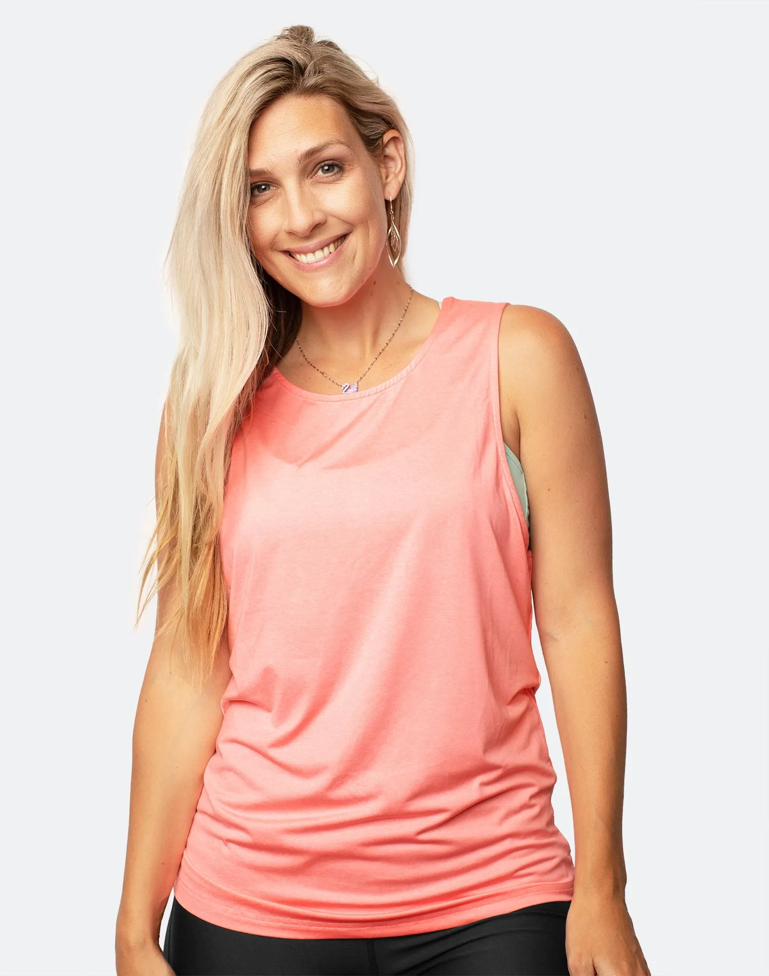 Breastfeeding Top - Free 'n' Active Tank Melon