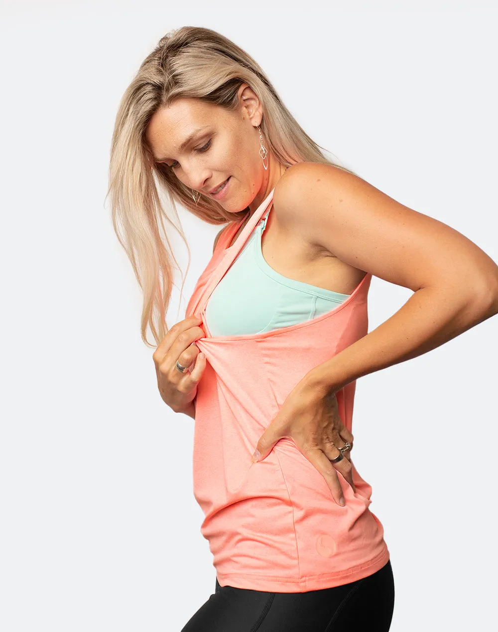 Breastfeeding Top - Free 'n' Active Tank Melon