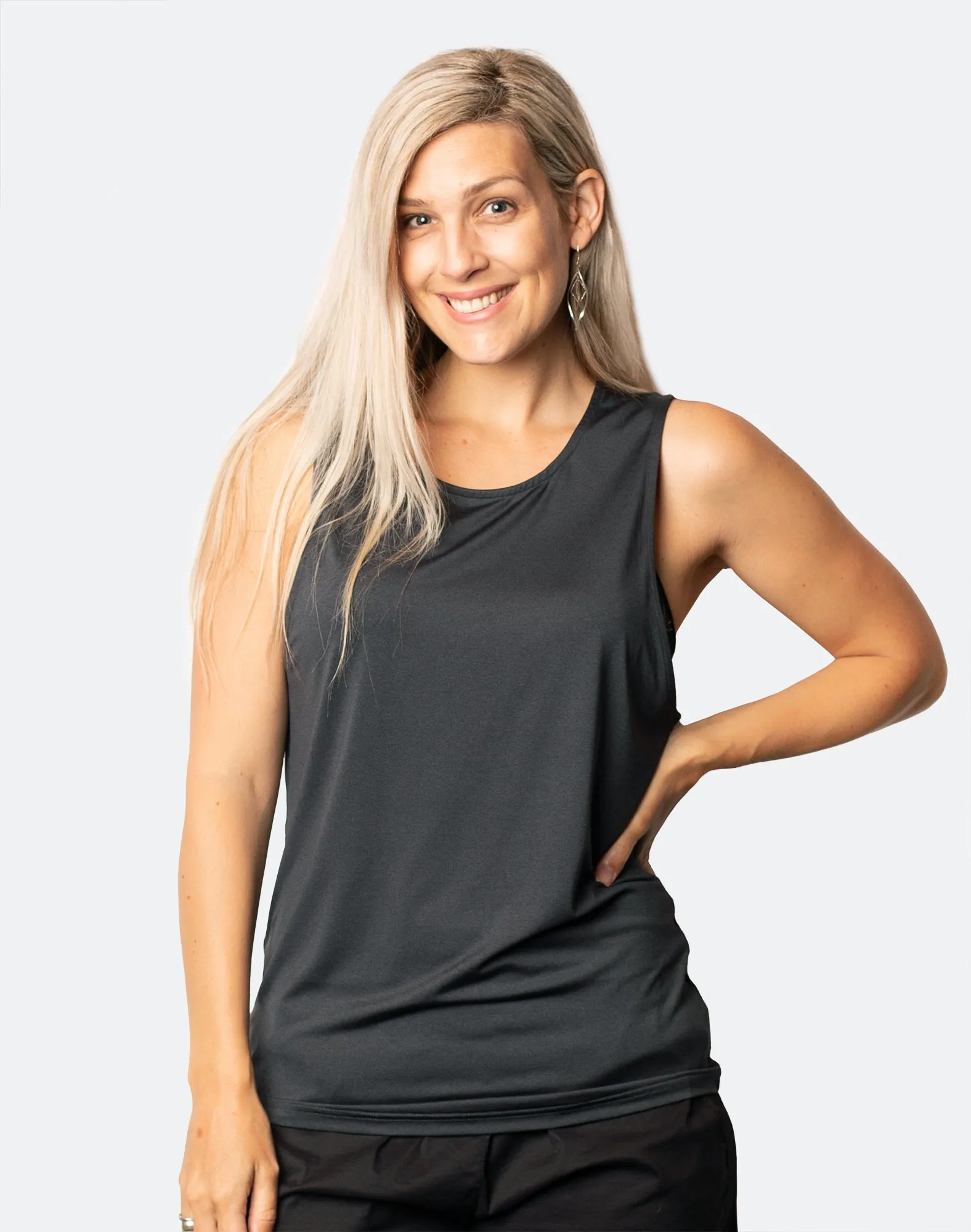 Breastfeeding Top - Free 'n' Active Tank Raven