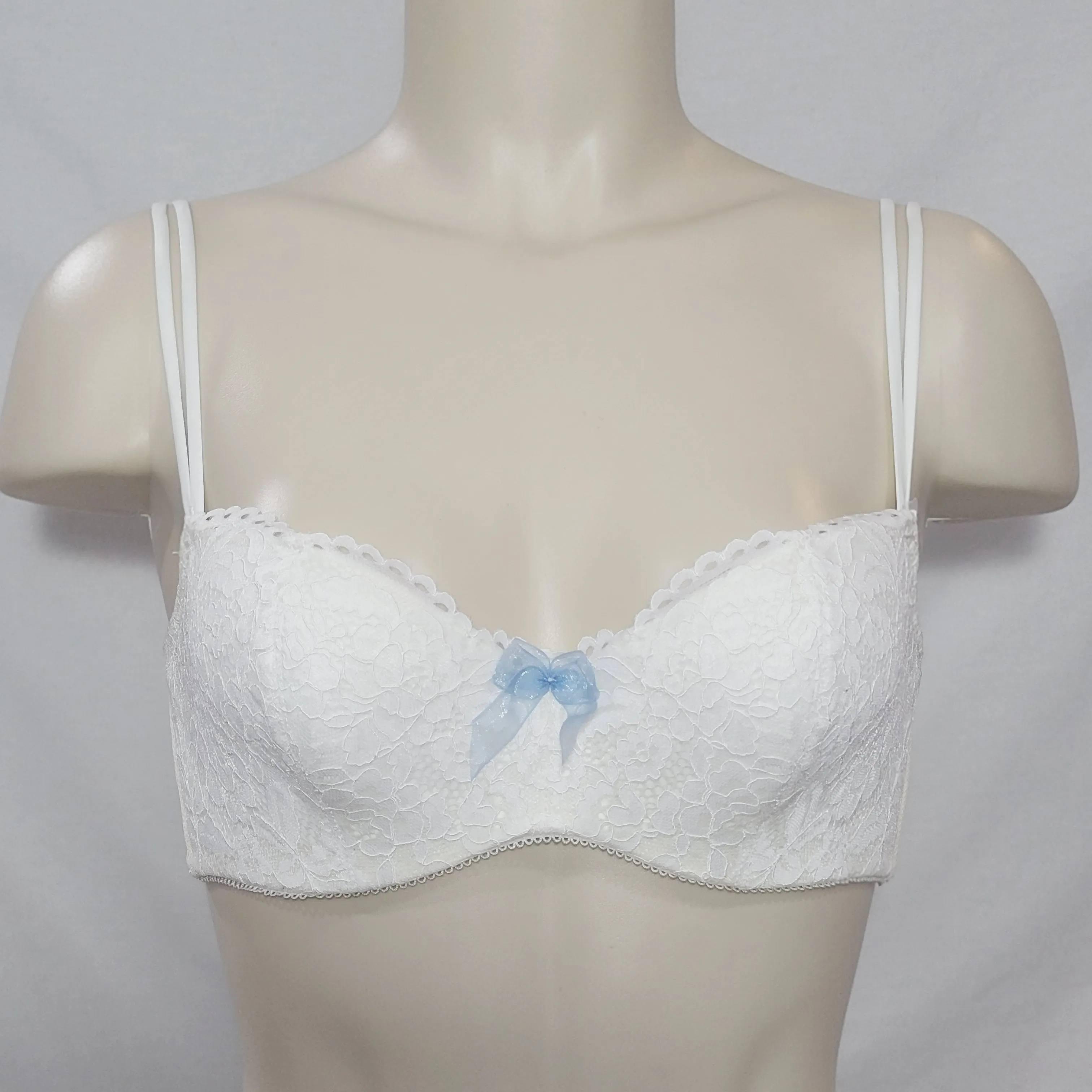 b.tempt'd by Wacoal 953144 Ciao Bella Balconette Underwire Bra 32C White NWT