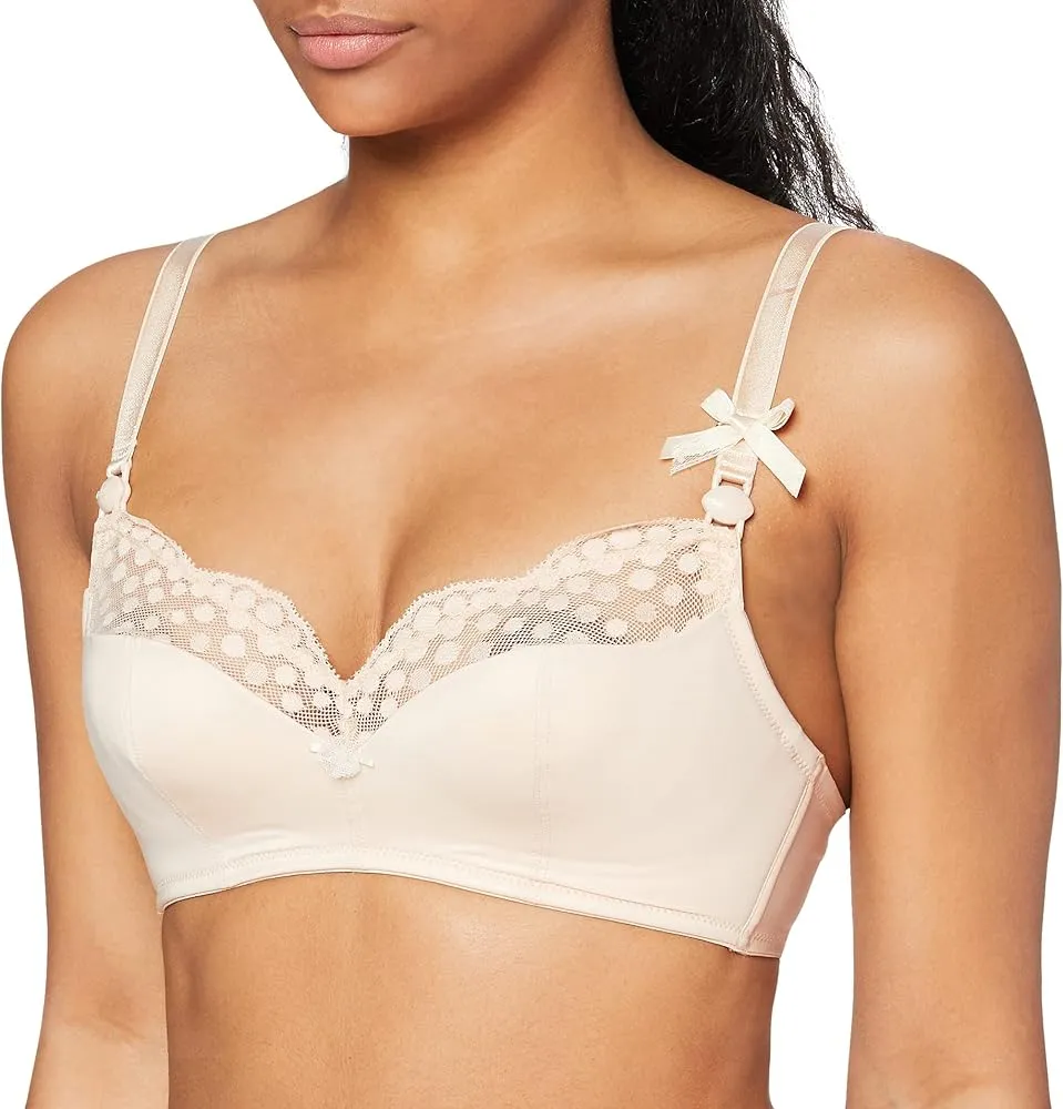 Cache Coeur | LollyPop Wireless Nursing & Maternity Bra | Nude Light