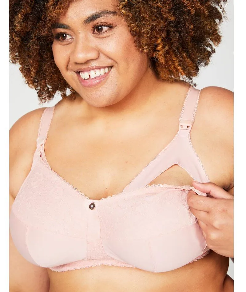 Cake Maternity Tea Wire-Free Soft Cup Nursing Bra -  Blush