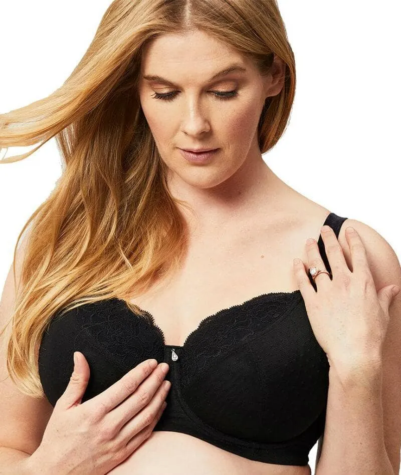 Cake Maternity TimTams Flexi Wire Lace Nursing Bra -  Black