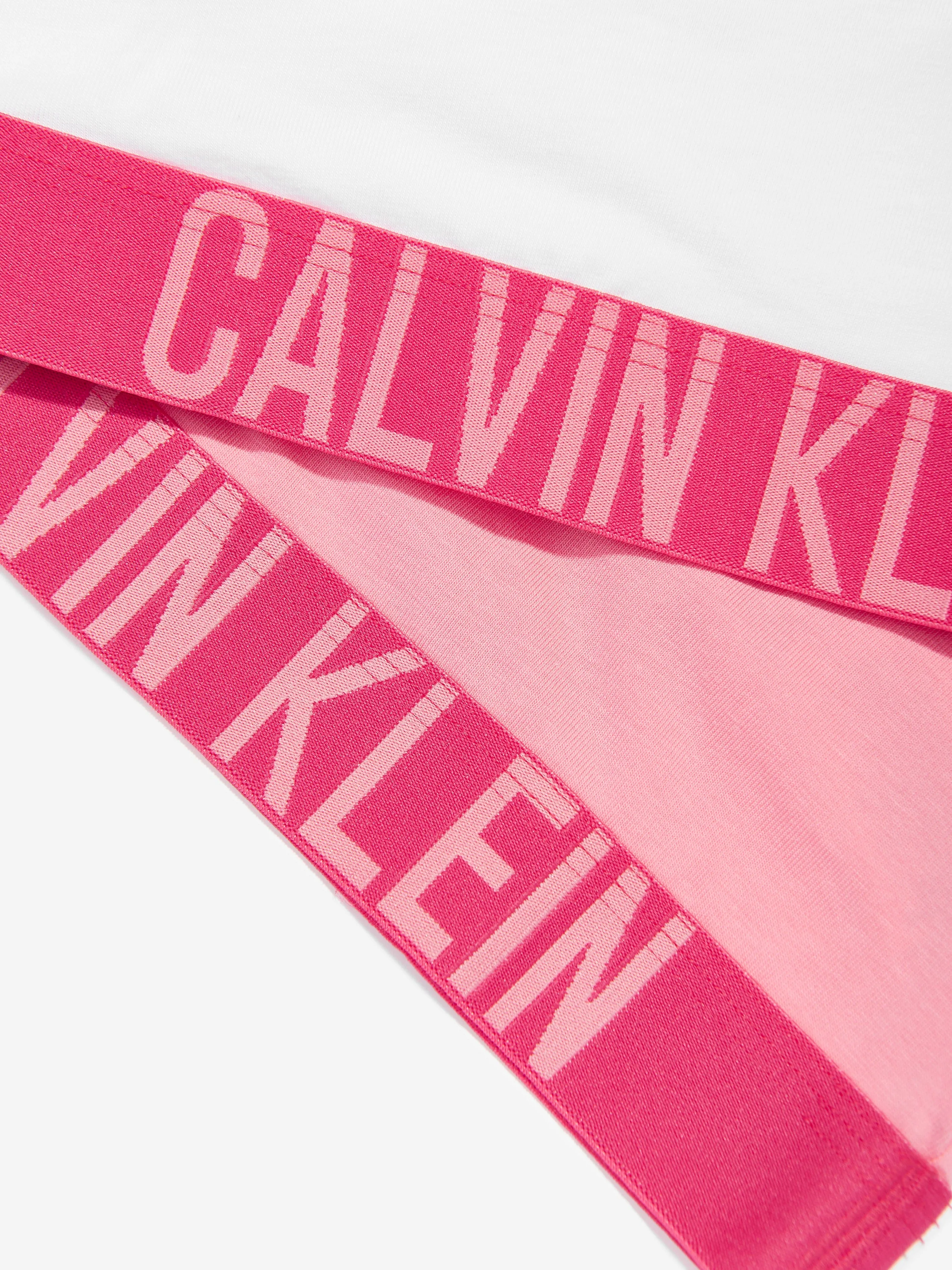 Calvin Klein Girls 2 Pack Bralette Set in Pink