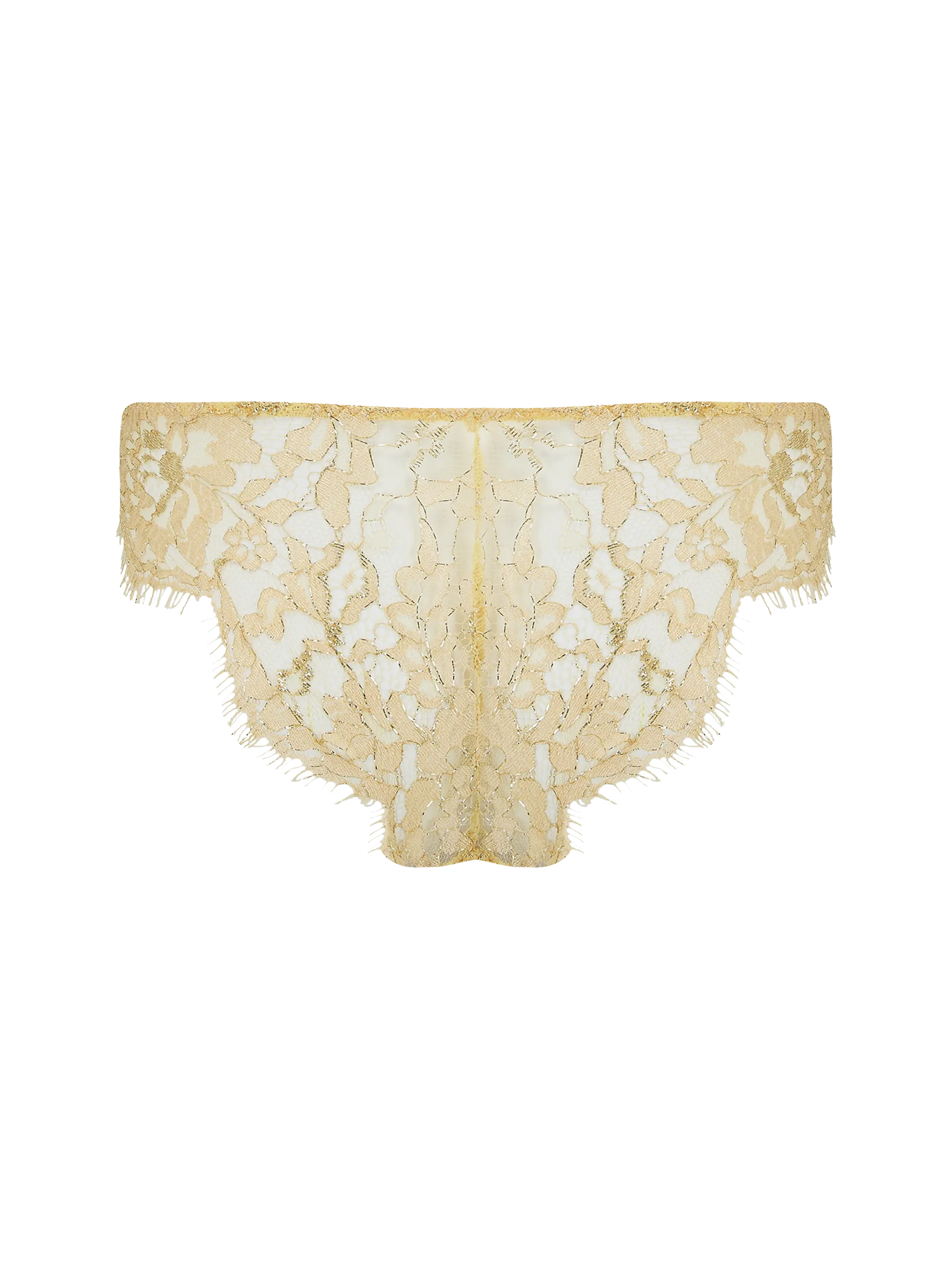 Fiorella Brazilian-Style Gold Coco de Mer Luxury Knickers