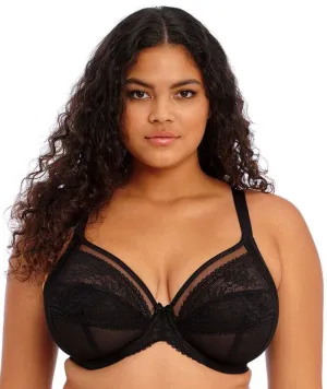 Elomi Kendra Underwired Plunge Bra - Black