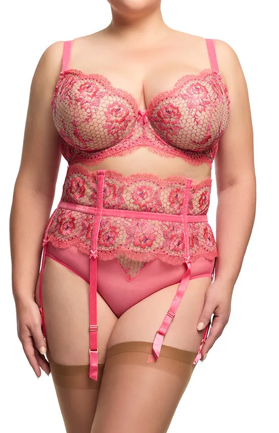 Evelina Full Figure Bra - Blood Orange