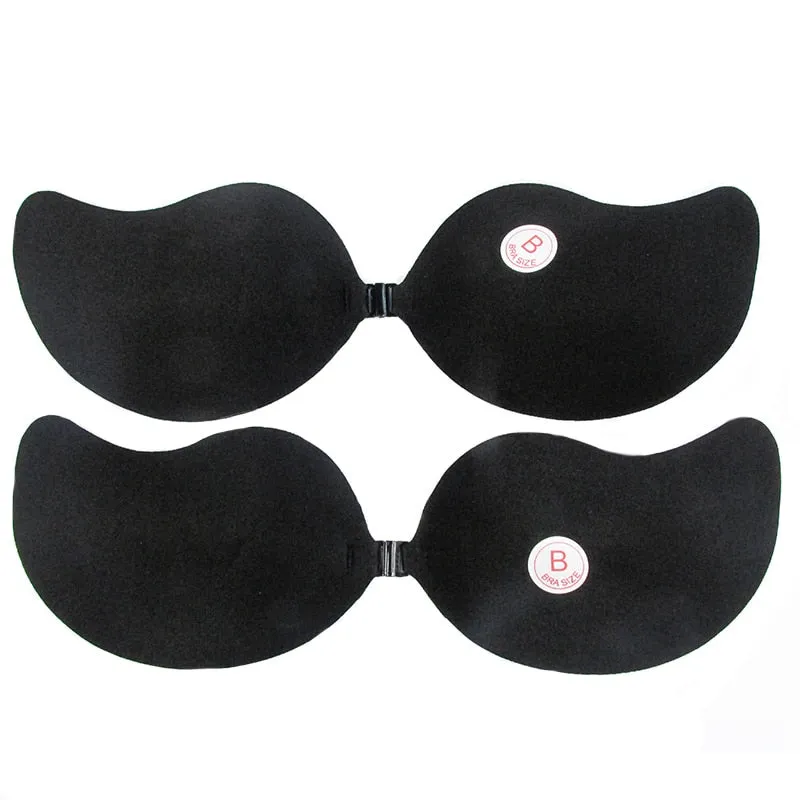 Fly Strapless Silicone Push Up Invisible Self Adhesive Backless Seamless Bras