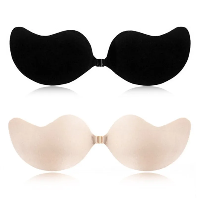 Fly Strapless Silicone Push Up Invisible Self Adhesive Backless Seamless Bras