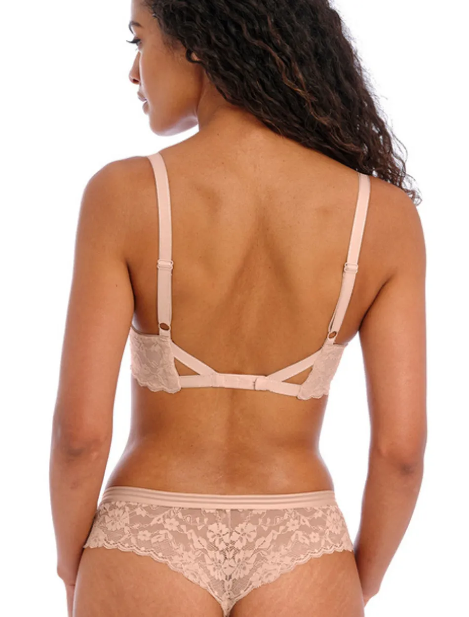 Freya Offbeat Underwire Plunge Bra, Natural Beige | Beige Freya Offbeat