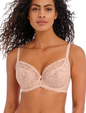 Freya Offbeat Underwire Plunge Bra, Natural Beige | Beige Freya Offbeat