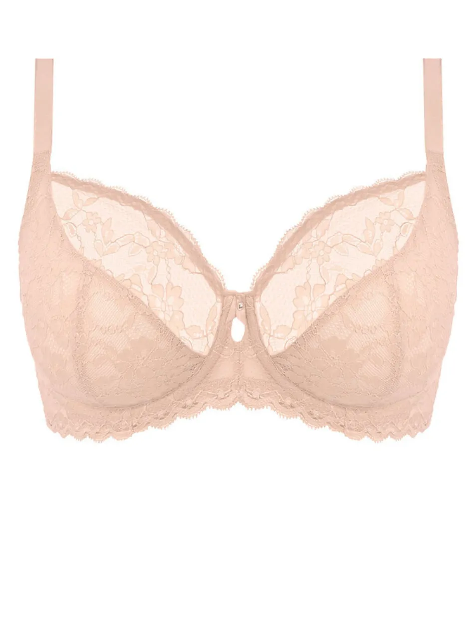 Freya Offbeat Underwire Plunge Bra, Natural Beige | Beige Freya Offbeat