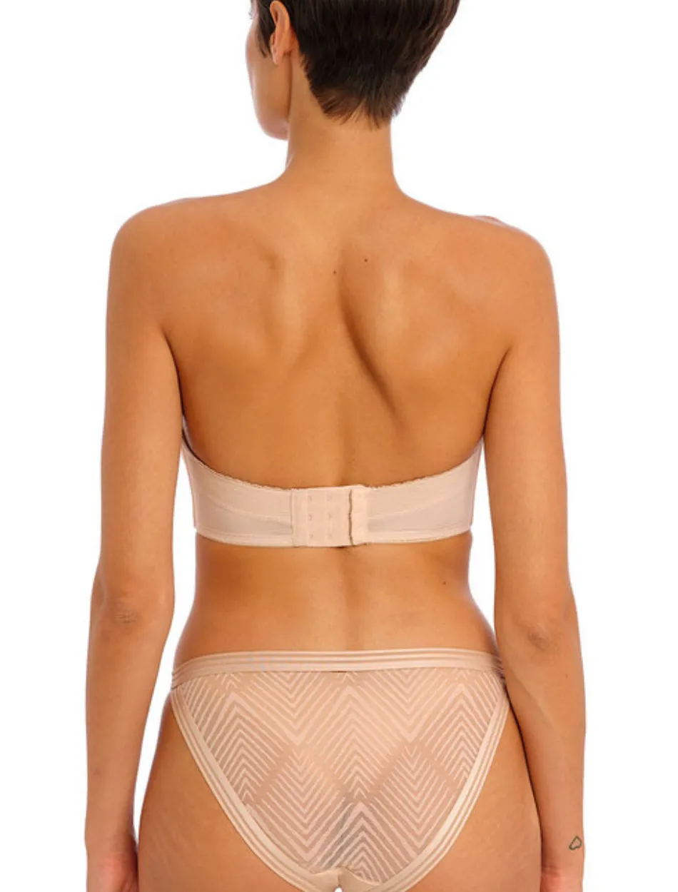 Freya Tailored Underwire Strapless Molded Bra, Natural Beige | Beige Strapless Bra