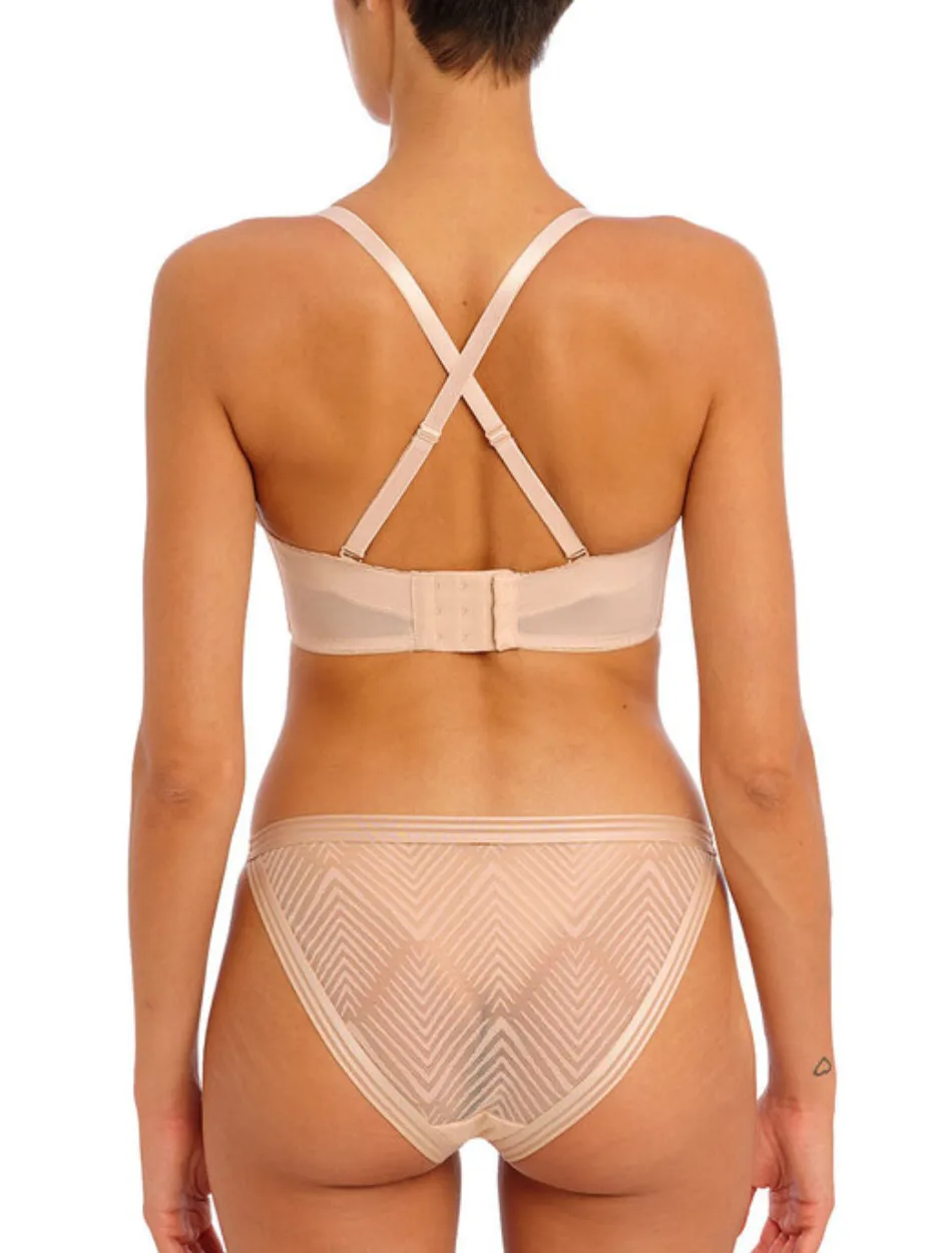 Freya Tailored Underwire Strapless Molded Bra, Natural Beige | Beige Strapless Bra