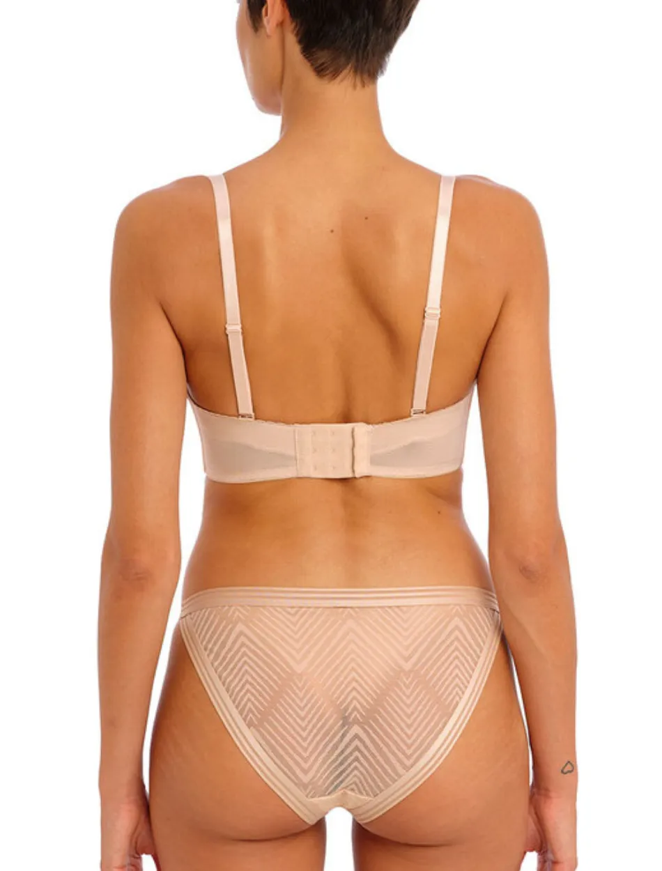 Freya Tailored Underwire Strapless Molded Bra, Natural Beige | Beige Strapless Bra