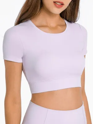 GALAXY Crop Tops with Padded Bra