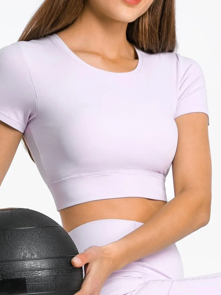 GALAXY Crop Tops with Padded Bra