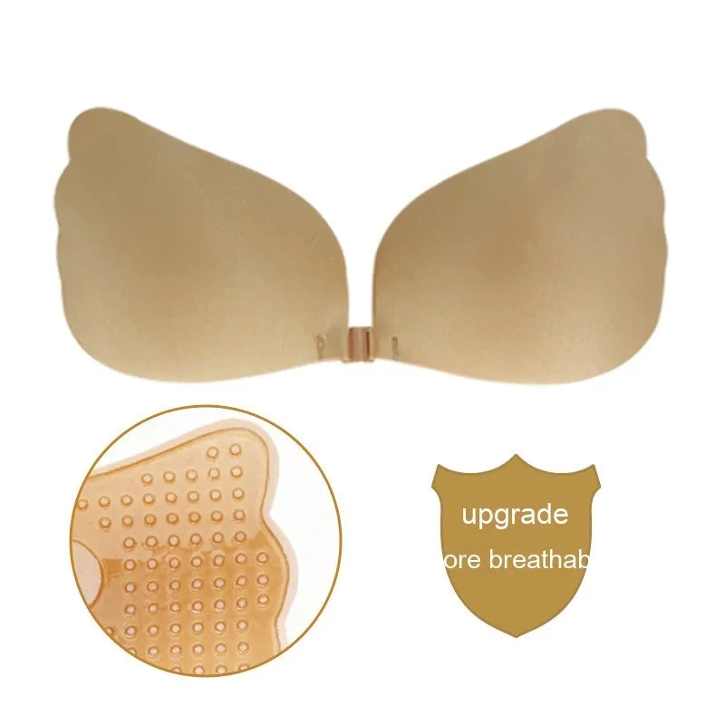 Gather The Invisible Bra Strapless Mango Wings Silicone Nipple Sticker