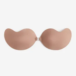 H&M Self-adhesive Push-up bra, dark beige