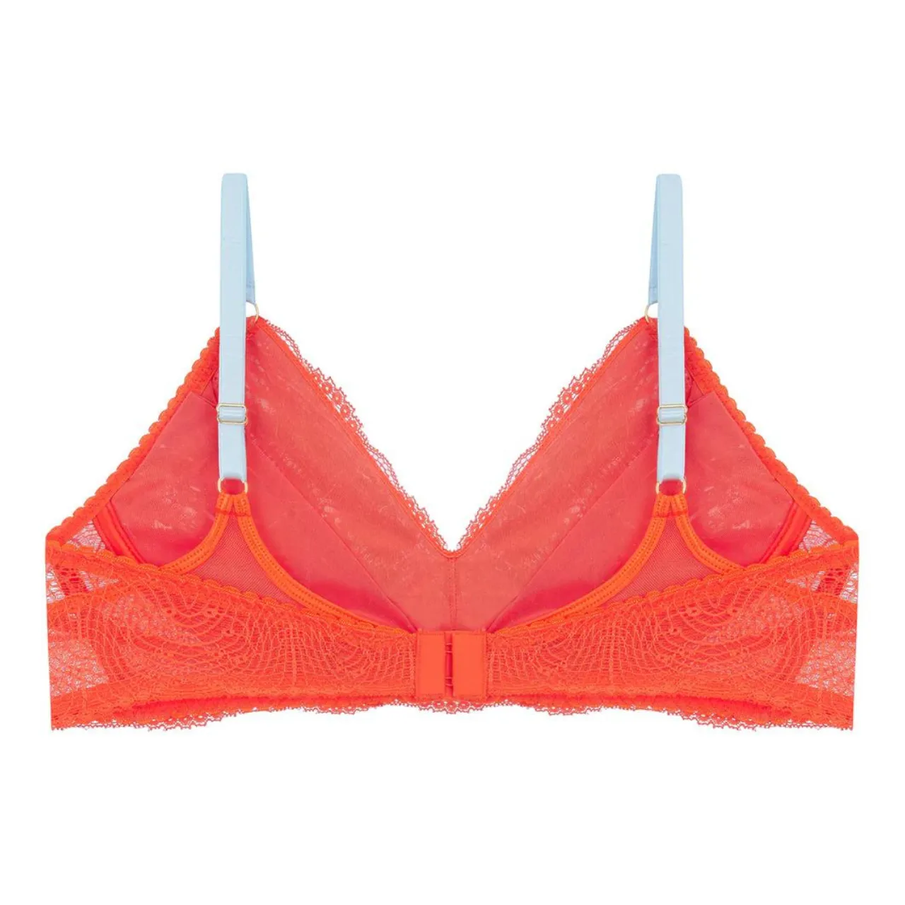 Hey Good Lookin' Pocketed Bra in Mandarin/Sky