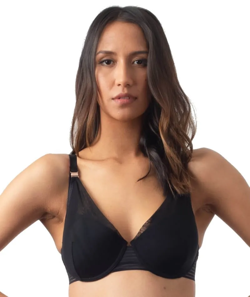 Hotmilk Ambition Triangle Wire-Free Bra - Black