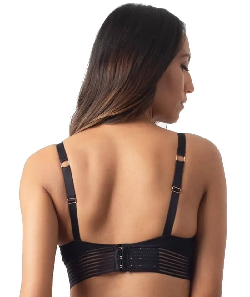 Hotmilk Ambition Triangle Wire-Free Bra - Black