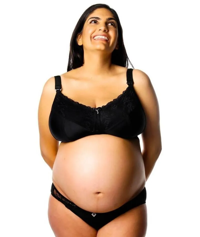 Hotmilk Eclipse Maternity & Nursing Wire-Free Bra - Black