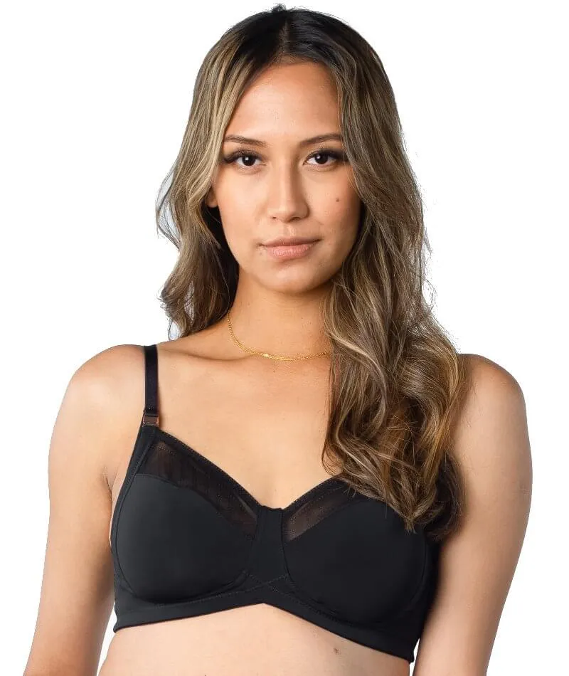 Hotmilk Lunar Eclipse Nursing Wire-Free Bra - Black