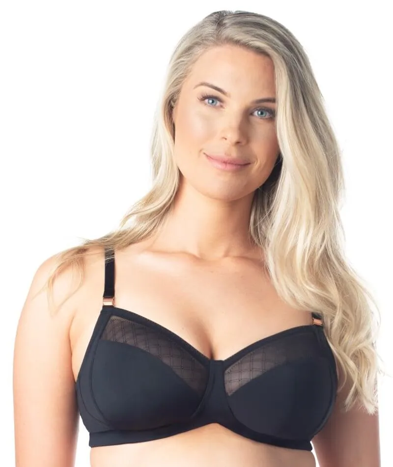 Hotmilk Lunar Eclipse Nursing Wire-Free Bra - Black