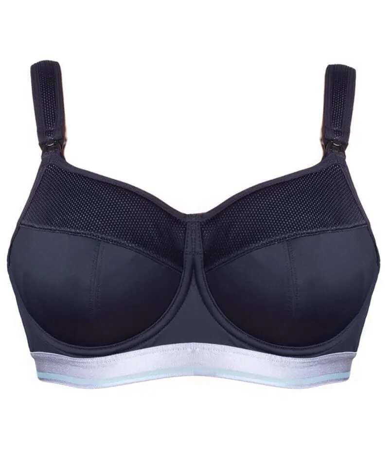 Hotmilk Reactivate Sports Nursing Bra - Black