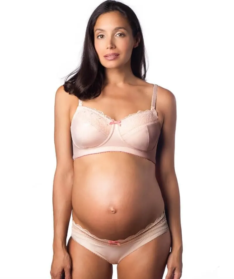 Hotmilk Show Off Luxe Full Cup Maternity & Nursing Bra - Silver Peony