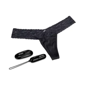 Hustler Remote Control Vibrating Panties Black M/L