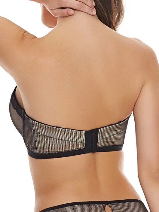 Idol Allure Strapless Bra - Black